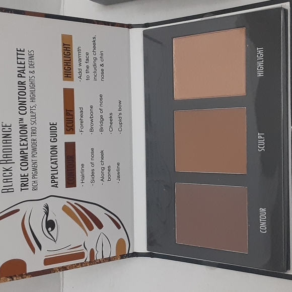 Black Radiance True complexion Contour Palette & baked blush New - Picture 2 of 3